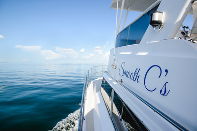 The Smooth C's is USCG Inspected for up to 20 passengers plus a master captain and mate, included with every charter